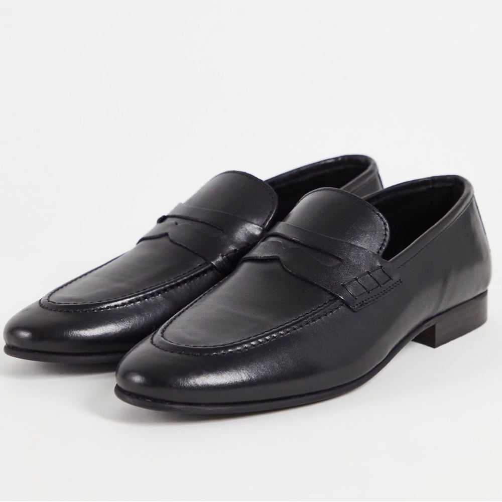 Topman leather loafers